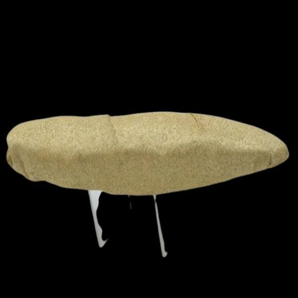 MCM Vintage Gold Jacquard Evening Bag Clutch Purse Mid-Century Rhinestones - Picture 5 of 13